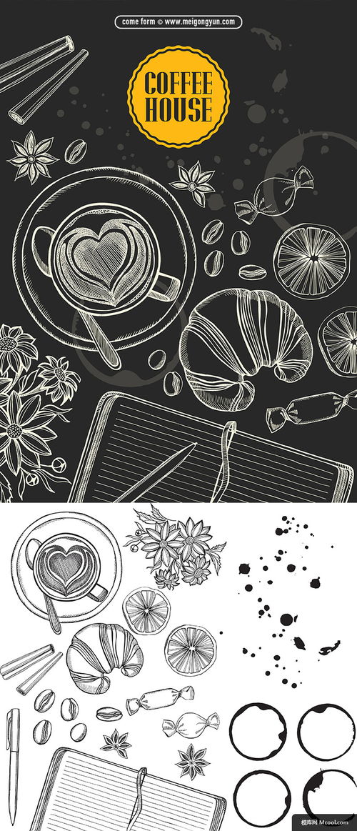 手绘风食材菜单与菜谱平面设计 融合艺术与实用的美食指南